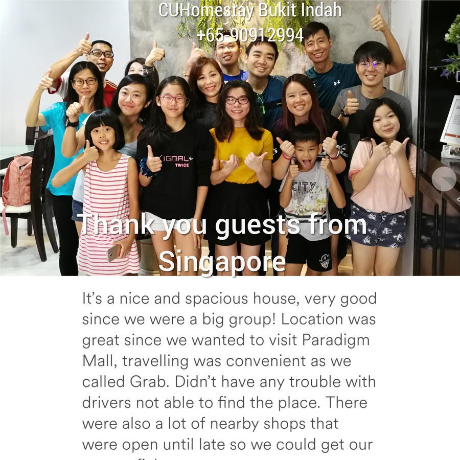Jb Homestay Bukit Indah Wifi Ciq Mall Legoland Free Parking Johor Bahru Exterior foto